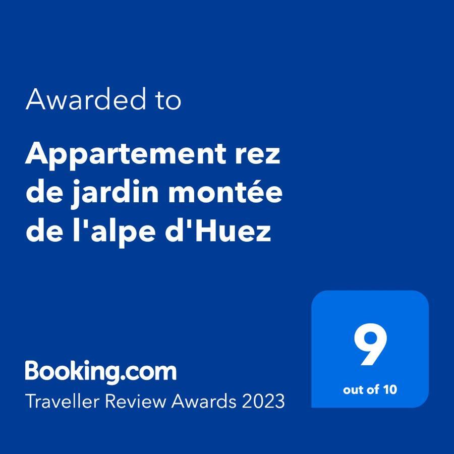 Appartement rez de jardin montée de l'alpe d'Huez La Garde  Esterno foto