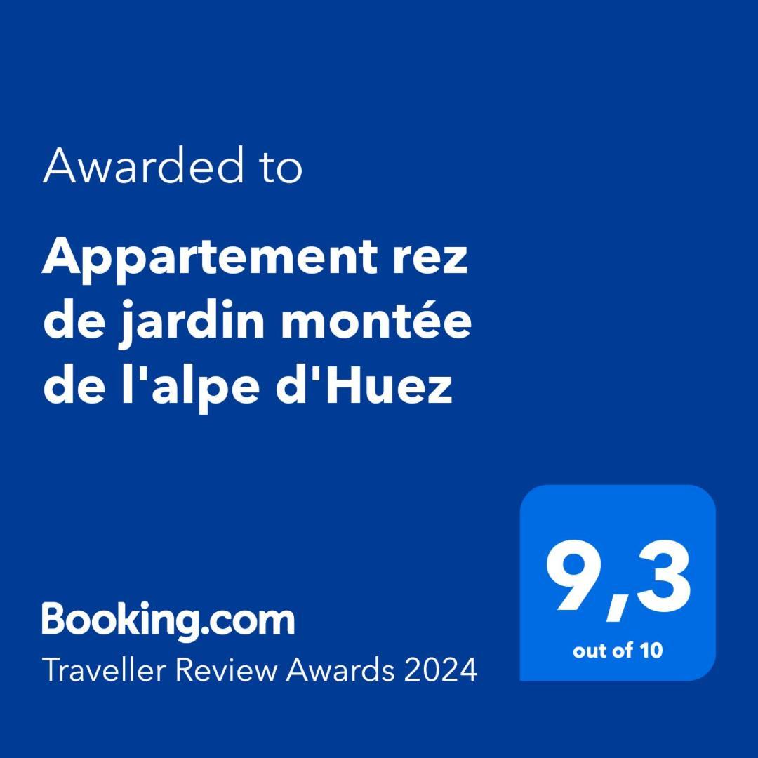 Appartement rez de jardin montée de l'alpe d'Huez La Garde  Esterno foto